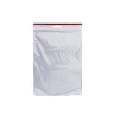 Buste trasparenti chiusura grip in LDPE 50 μm Q-Connect idonee al contatto alimentare  - conf. 1000 pz - 15x20 cm